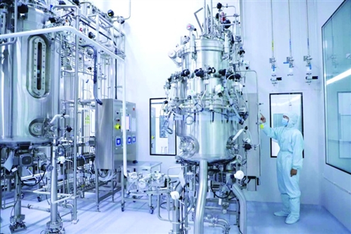 走进齐鲁制药的药物生产车间,排列整齐的高端生产设备正以精准的节奏高速运转。